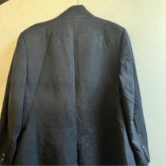 Hush Anders Revere wool blend midi trench jacket Sz M - Picture 9 of 14